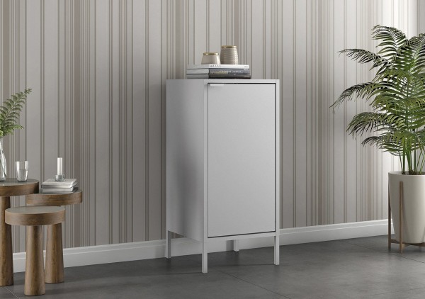 Balcão Alto Multiúso Itatiaia Smart - 1 Porta - Branco Matte