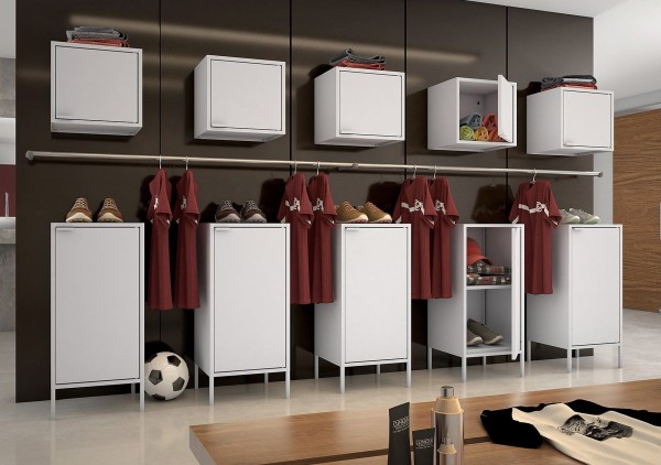 Encontraproduto.com.br - Balcão Alto Multiúso Itatiaia Smart - 1 Porta - Branco Matte