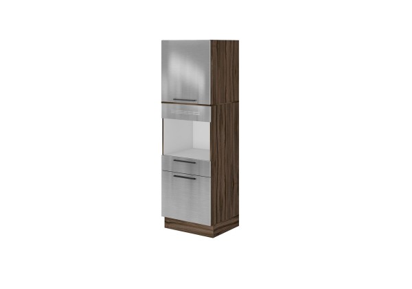Encontraproduto.com.br - Paneleiro Profundo Cozinhas Itatiaia Gourmet - 2 Portas e 1 Gaveta - ESQ - Inox