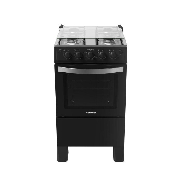 Encontraproduto.com.br - Fogão 4 Bocas Itatiaia Waves New com Acendimento Automático Preto Bivolt