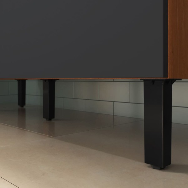 Kit Cozinha Orquídea Itatiaia com 5 portas e 1 gaveta – 120 cm de largura Cinamomo e Grafite