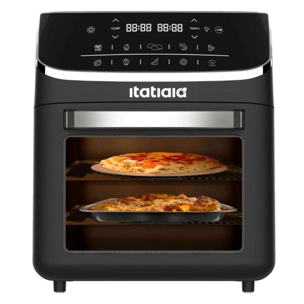 Encontraproduto.com.br - Fritadeira Air Fryer Itatiaia 12 Litros Preta AFITA1004 – 127 Volts