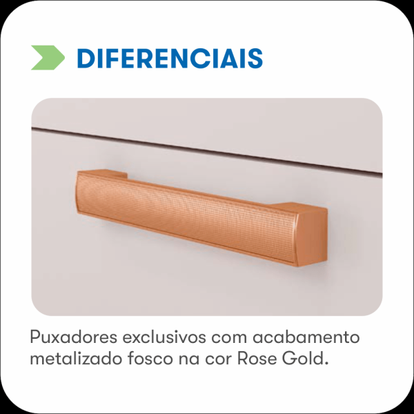 Encontraproduto.com.br - Cozinha Completa Itatiaia Nápoles 4 Peças com Vidro Off White