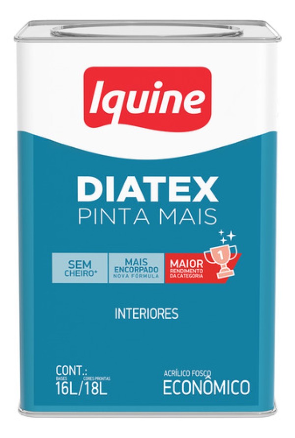 Encontraproduto.com.br - Tinta Acrílica Diatex Econômica Fosco 18l - Iquine