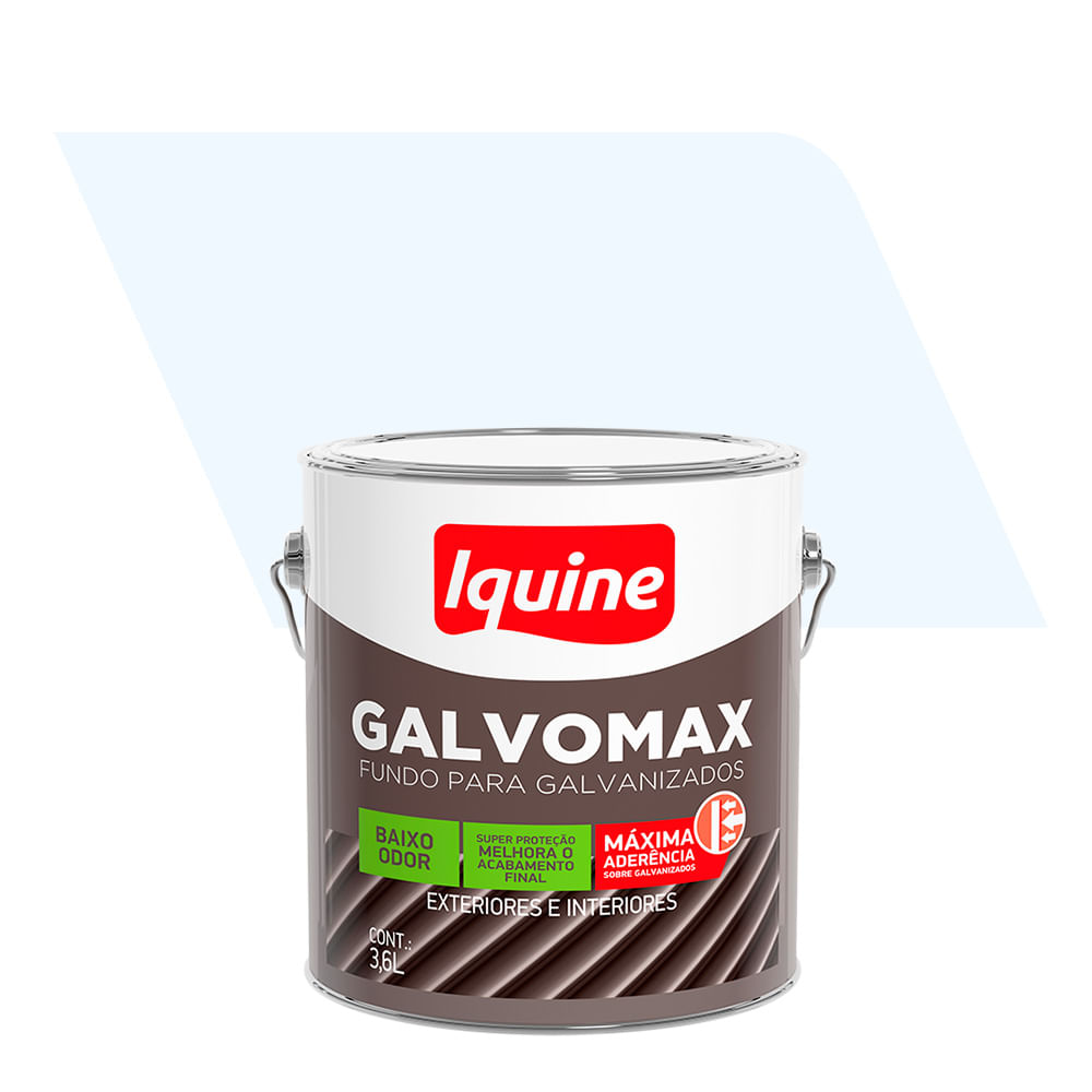 Fundo para Galvanizados Galvomax Branco 3,6L Iquine