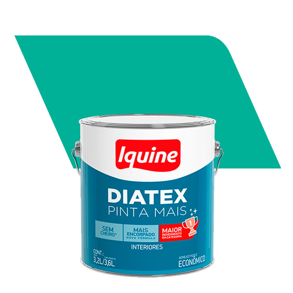 Tinta Acrílica Fosco Econômico Diatex Pinta Mais Rio das Ostras 3,6L - Iquine
