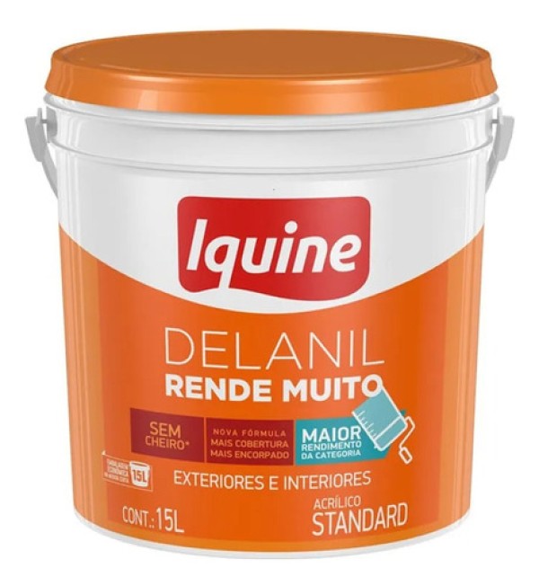 Tinta Acrílica Delanil Branco Neve 15L Iquine