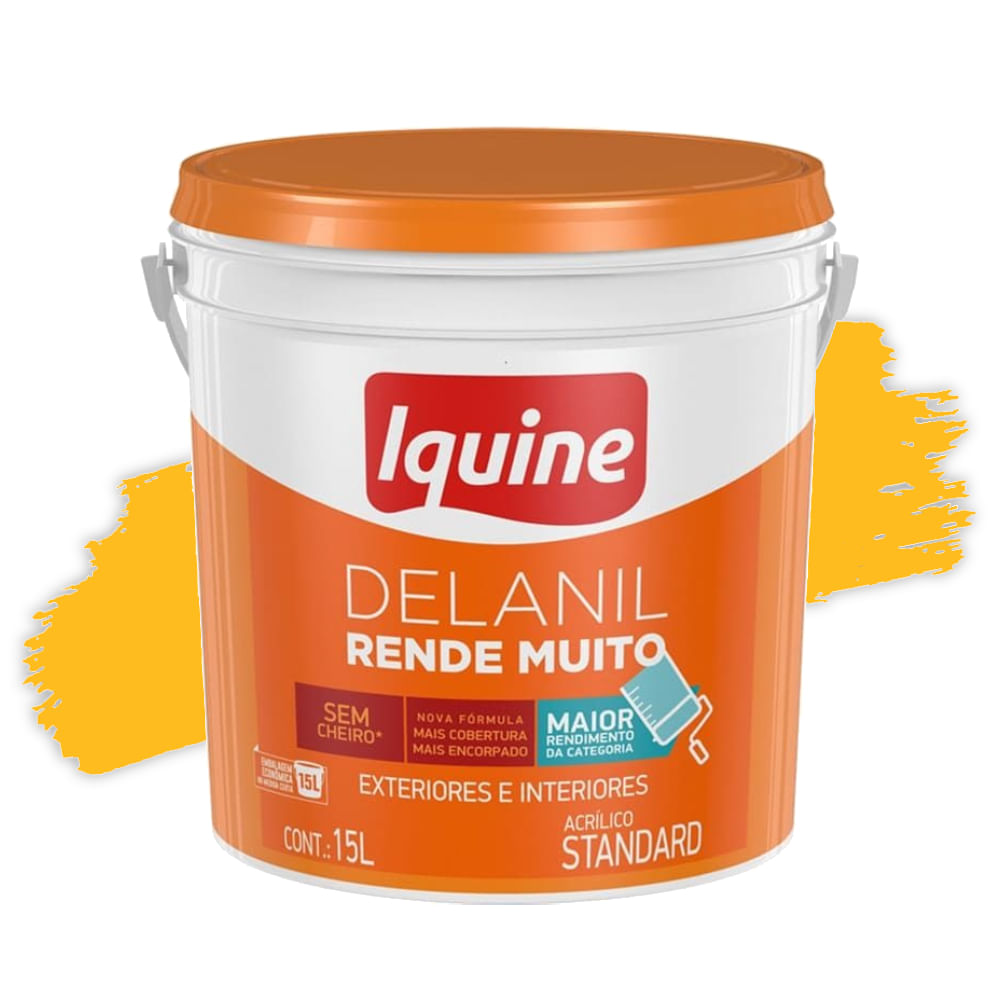 Tinta Acrílica Delanil Caju 15L Iquine