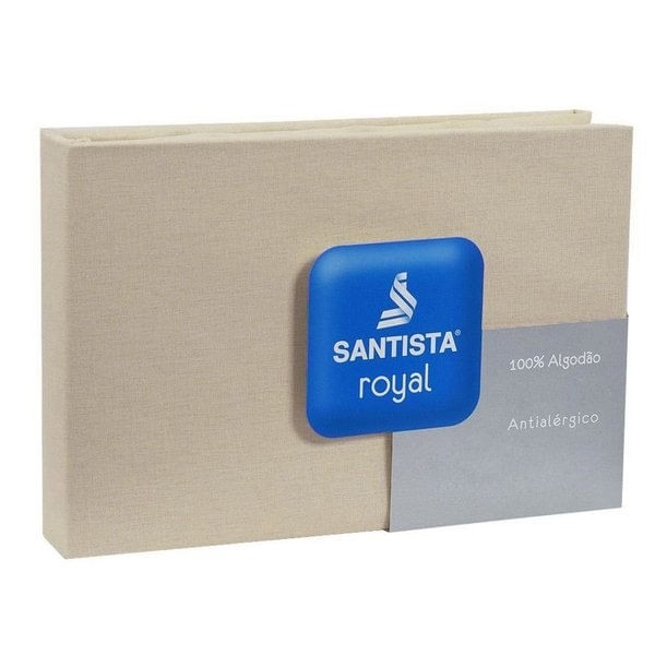 Encontraproduto.com.br - Lençol Avulso Royal Casal Com Elástico 1,40m x 1,90m - Santista
