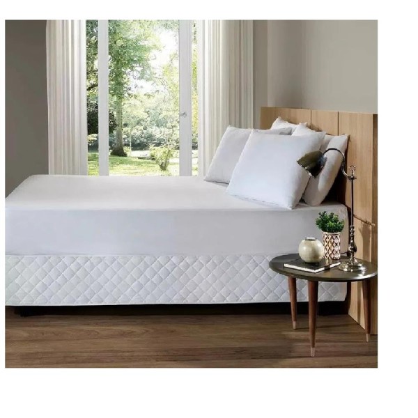 Encontraproduto.com.br - Saia Colchão Santista Box Matelado 193X203 Branco
