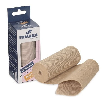 Encontraproduto.com.br - Atadura Elástica Famara Alta Compressão 15cmx1.30m - unidade