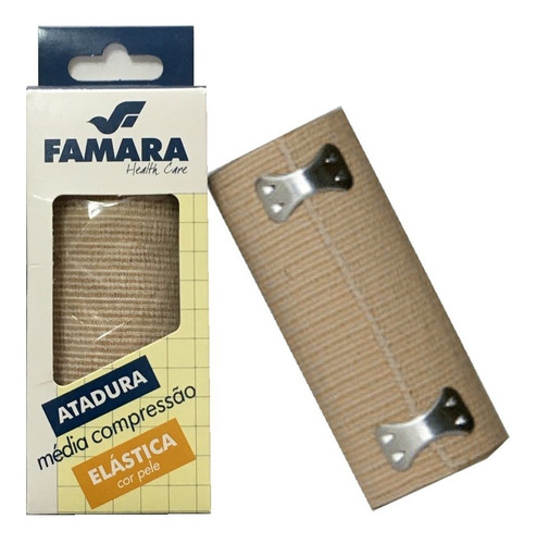 Encontraproduto.com.br - Atadura Elastica 15Cmx1,30M - Famara Atadura Famara