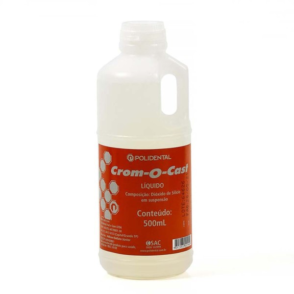 Encontraproduto.com.br - Revestimento Crom-O-Cast Líquido 500ml - Polidental