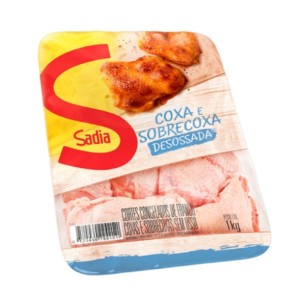 Encontraproduto.com.br - Coxa com Sobrecoxa de Frango Congelado Sadia 1 kg