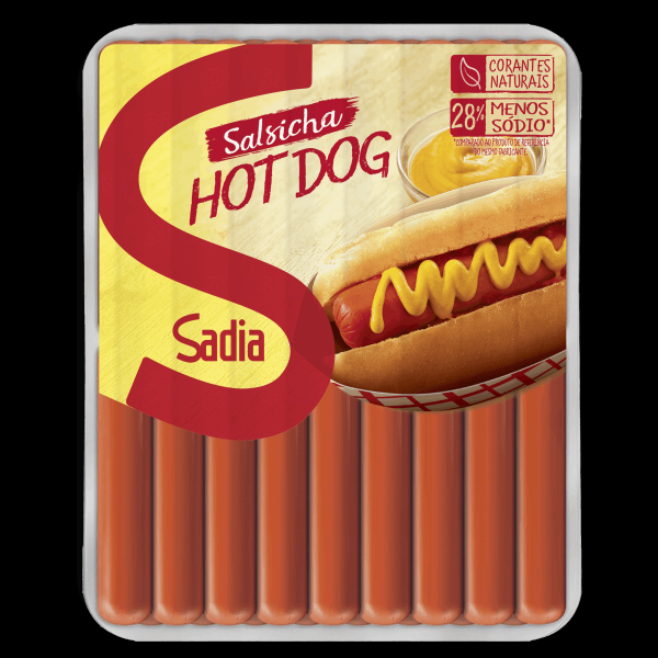 Encontraproduto.com.br - Salsicha Hot Dog Sadia Resfriada Pacote com 3kg