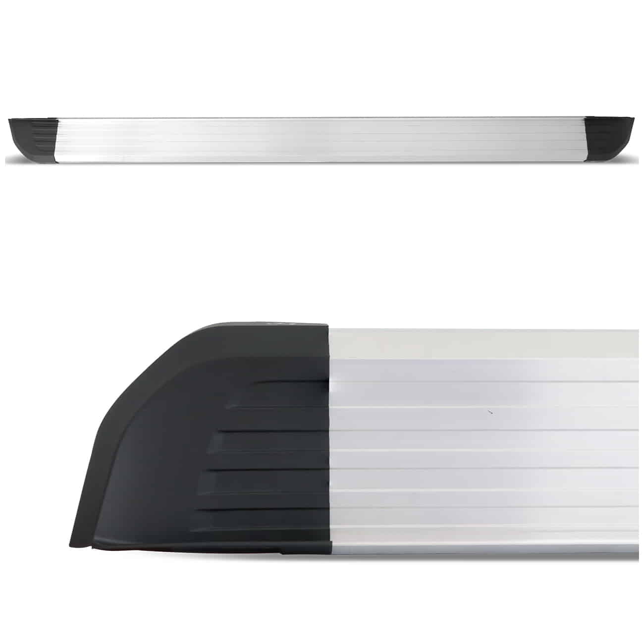 Encontraproduto.com.br - Estribo Lateral Tucson 2008 a 2016 Anodizado com Ponteira e Plataforma Antiderrapante