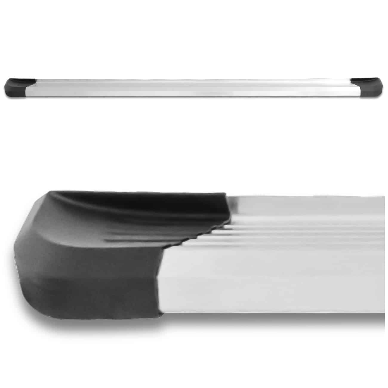 Encontraproduto.com.br - Estribo Lateral Tucson 2008 a 2016 Anodizado com Ponteira e Plataforma Antiderrapante
