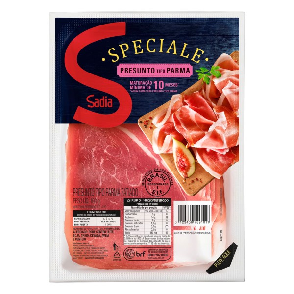 Encontraproduto.com.br - PRESUNTO TIPO PARMA SADIA SPECIALE 100G