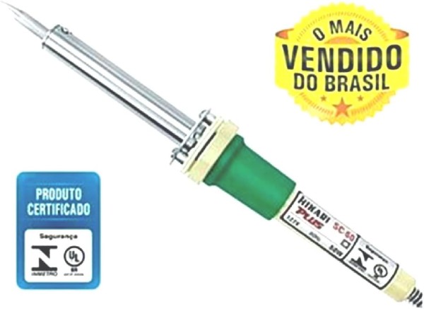 Encontraproduto.com.br - Ferro Eletrico Para Soldar R Sc60 50w Plus Hikari