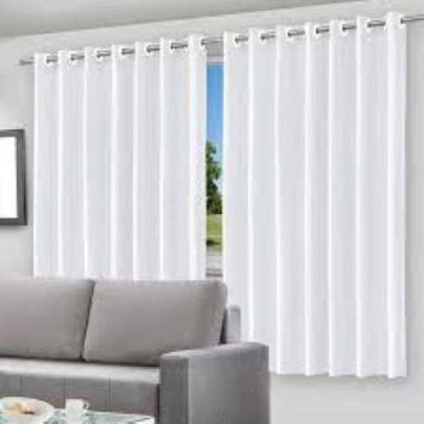 Encontraproduto.com.br - Cortina Corta Luz Blecaute Blackout Preta 2,80x2,50 M Lhós Cor Branco