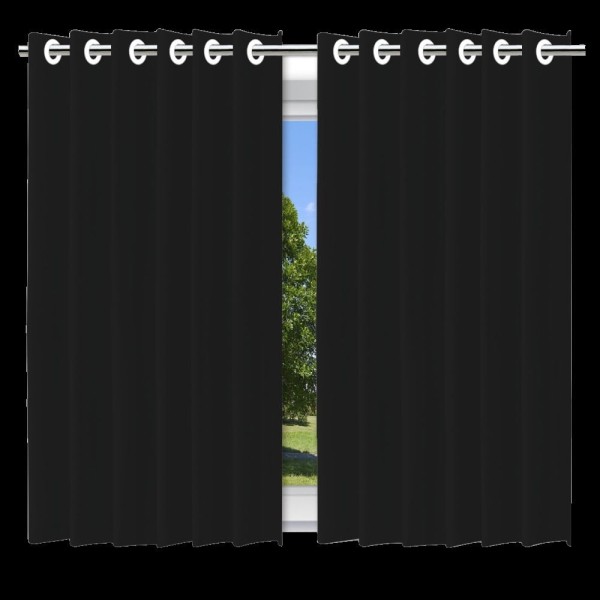 Encontraproduto.com.br - Cortina Corta Luz Blecaute Blackout Preta 2,80x2,50 M Lhós Cor Branco