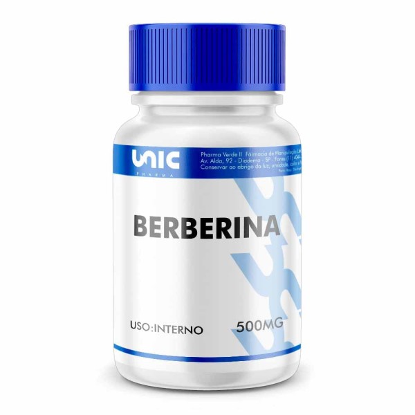 Berberina 500Mg - 60 Cápsulas