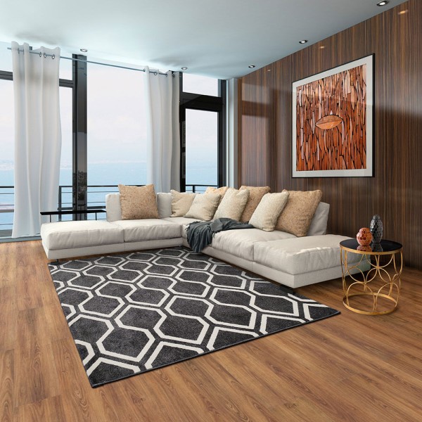 Encontraproduto.com.br - Tapete Classe A Gris 28/67 2,00X2,50