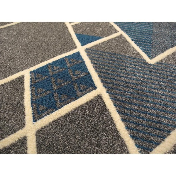 Encontraproduto.com.br - Tapete Para Sala Lyre Anil 3,00x4,00 São Carlos