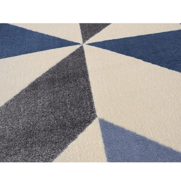 Encontraproduto.com.br - Tapete 150X200Cm Lyre Tapetes São Carlos Azul