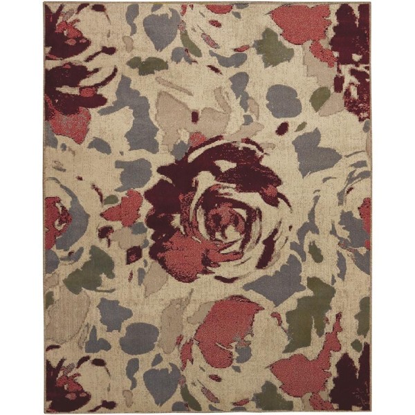 Encontraproduto.com.br - Tapete Para Sala Lyre Floral 3,00x4,00 São Carlos
