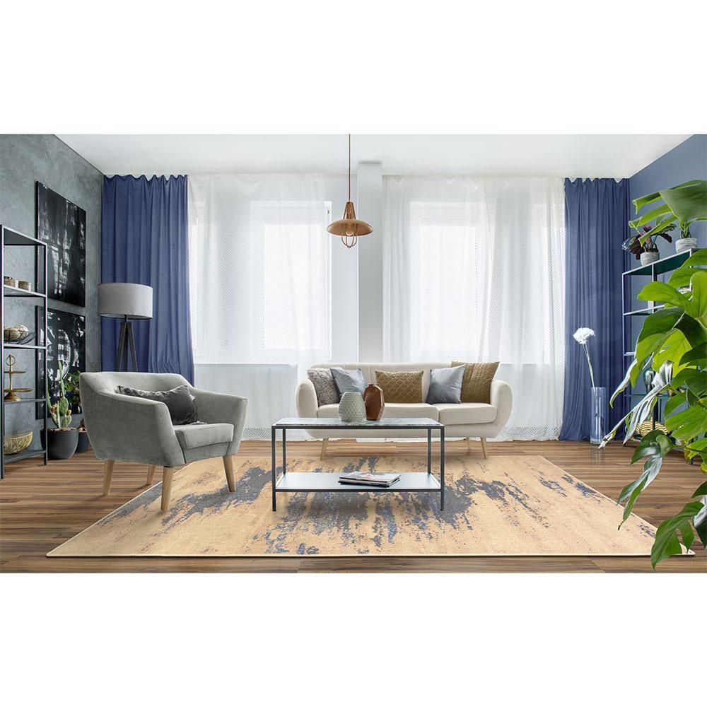 Encontraproduto.com.br - Tapete Para Sala Herat Export Horizonte 1,00X1,50 São Carlos