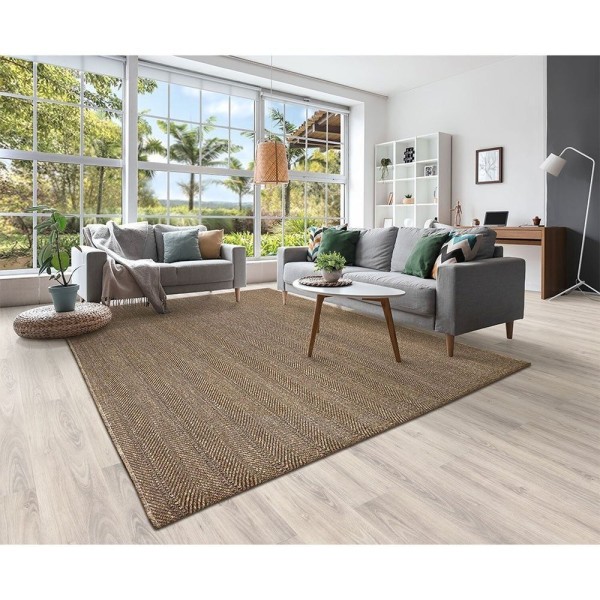 Encontraproduto.com.br - Tapete São Carlos 195cm X 250cm Eco Terra Madeira