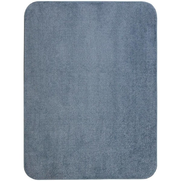 Encontraproduto.com.br - Tapete Relex N Org. Cantos Azul Cobalto 150x200cm Tapetes São Carlos