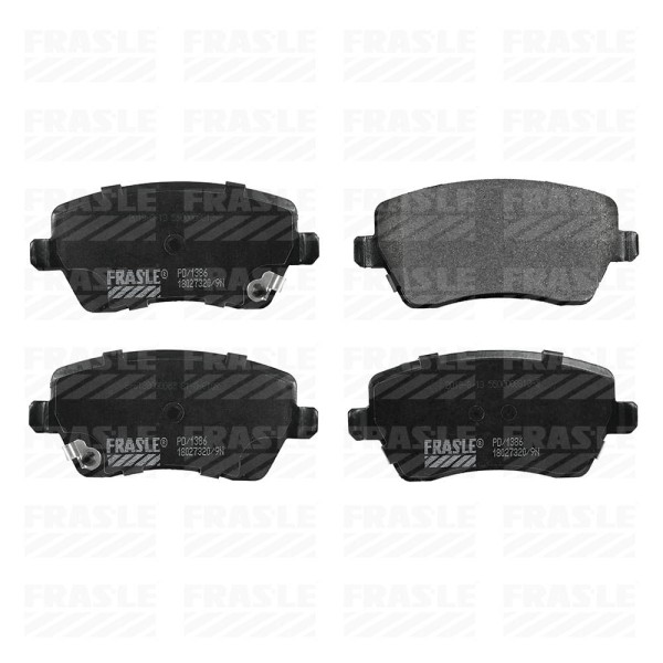 Encontraproduto.com.br - Pastilha de freio dianteiro pd1386 captur, duster, zoe / UN / Frasle