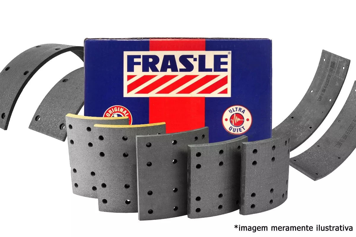Encontraproduto.com.br - Lona Freio Volkswagen Fusca Karmann 61 a 96 Traseira Dianteira VW Fras-le VW/262
