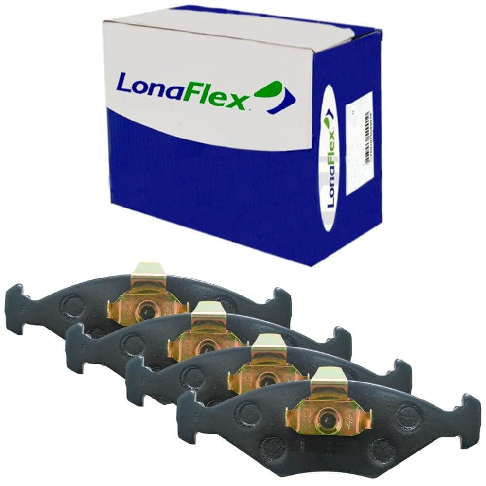 Kit Pastilha Freio Honda Fit 2004 a 2008 Dianteira Akebono Lonaflex