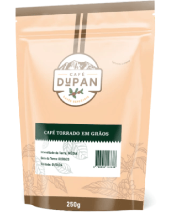 Encontraproduto.com.br - CAFE DUPAN GRAOS 250G TORRADO/GRAOS