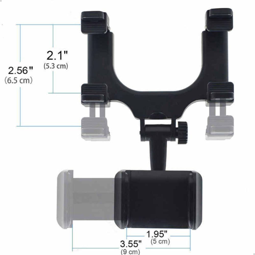 Encontraproduto.com.br - Suporte Veicular Universal de Celular Para Retrovisor
