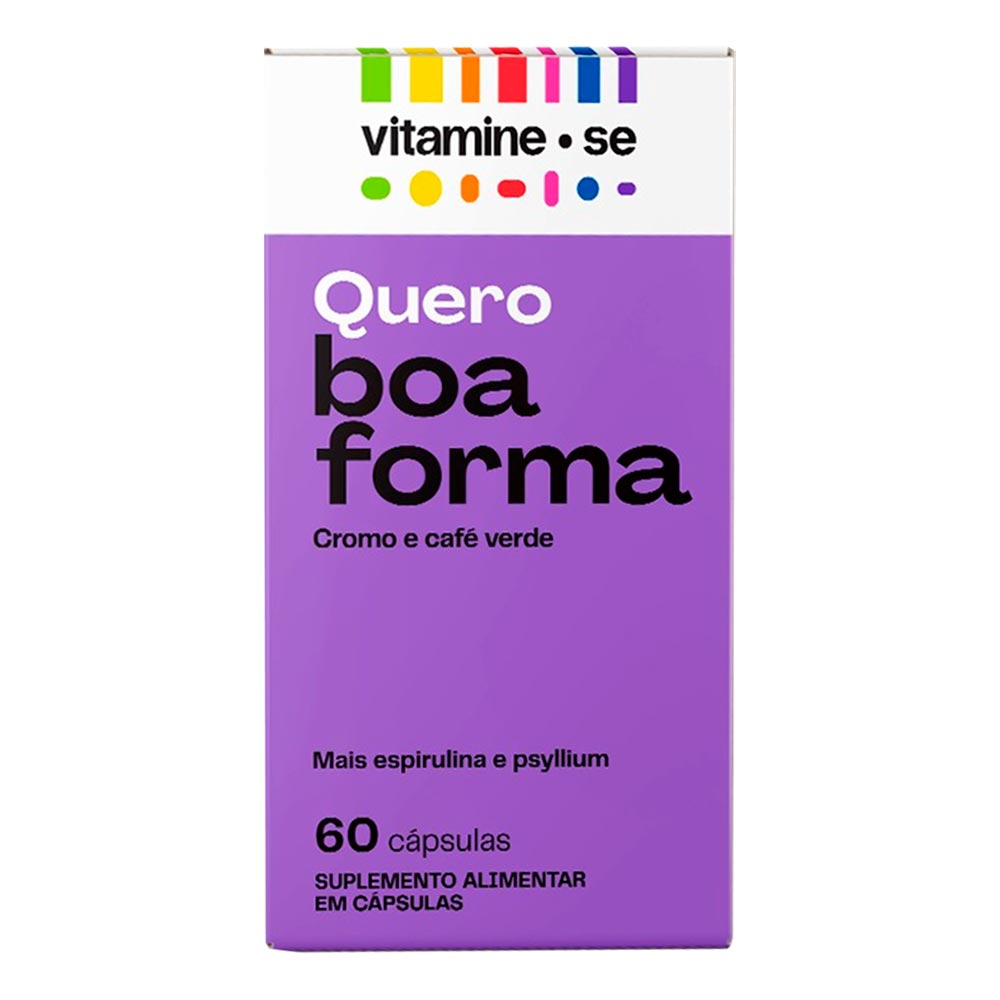 Encontraproduto.com.br - Vitamine-se Quero Boa Forma Cromo e Café Verde com 60 Cápsulas