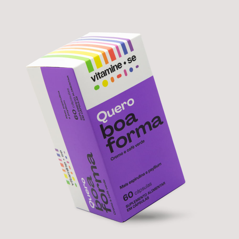 Encontraproduto.com.br - Vitamine-se Quero Boa Forma Cromo e Café Verde com 60 Cápsulas