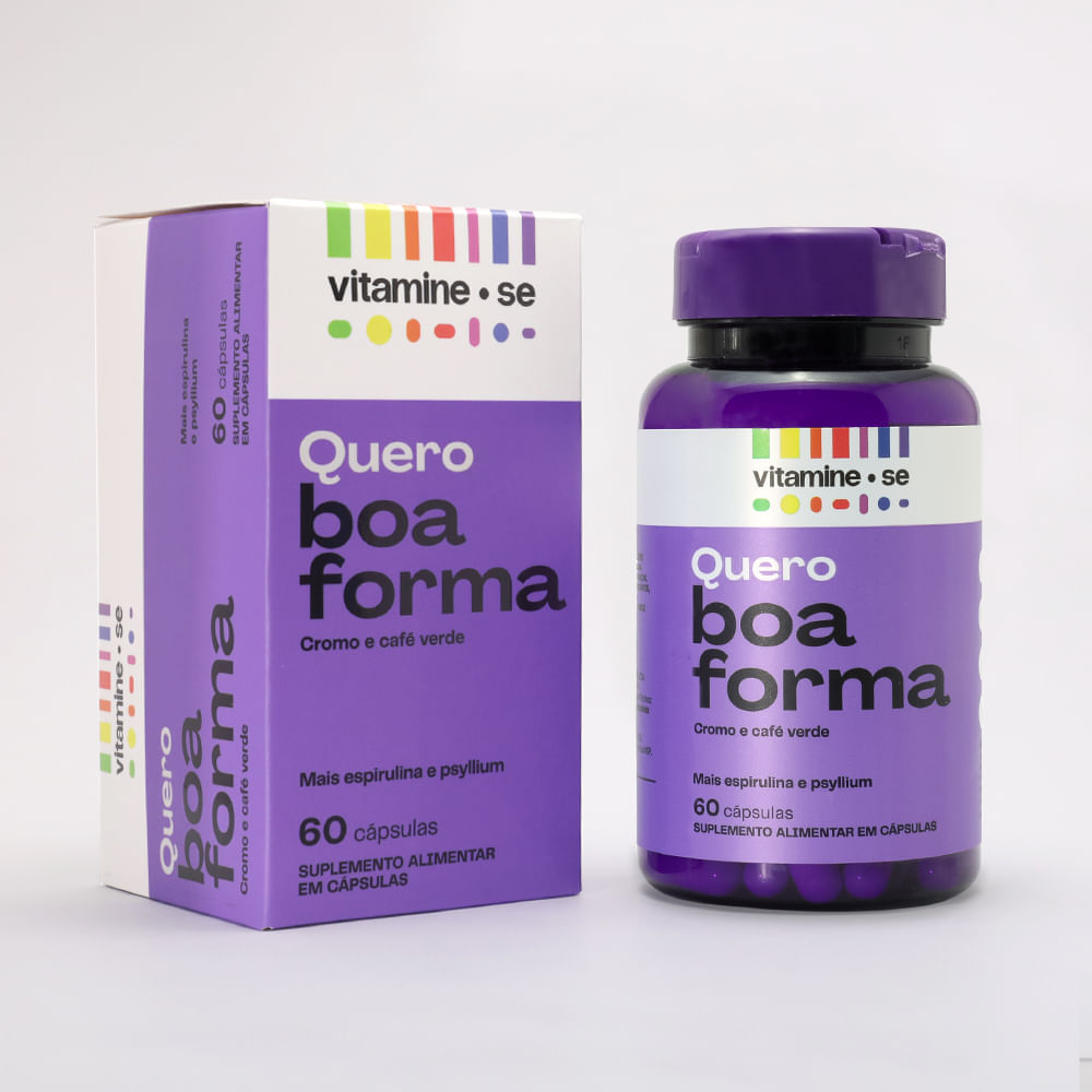 Encontraproduto.com.br - Vitamine-se Quero Boa Forma Cromo e Café Verde com 60 Cápsulas
