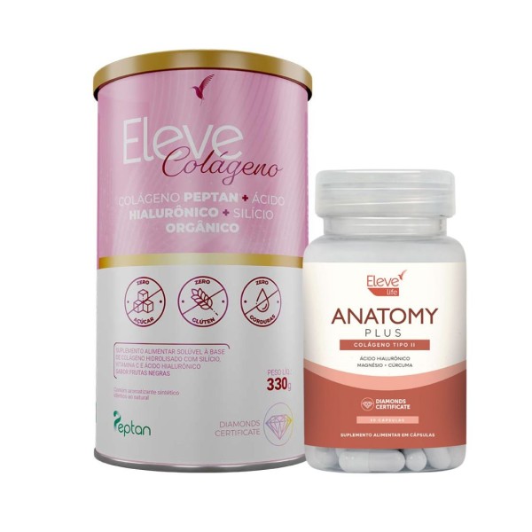 Encontraproduto.com.br - Kit Rejuvenecedor Colágeno Tipo I 30 dias + Anatomy Tipo II 30 dias + E-book