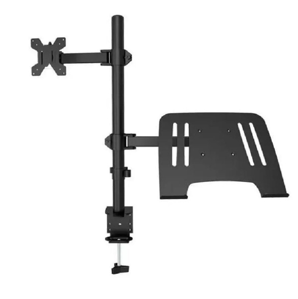 Encontraproduto.com.br - Suporte Duplo Articulado De Mesa Para Monitor e Notebook BMG-33