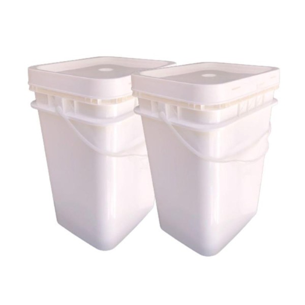 Encontraproduto.com.br - Balde Para Despejar Fácil 20 Litros Com Tampa 2 Und