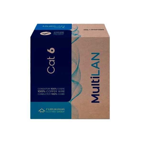 Encontraproduto.com.br - Cabo de Rede Multilan Cat6 U/UTP 305m CM23400216 Furukawa