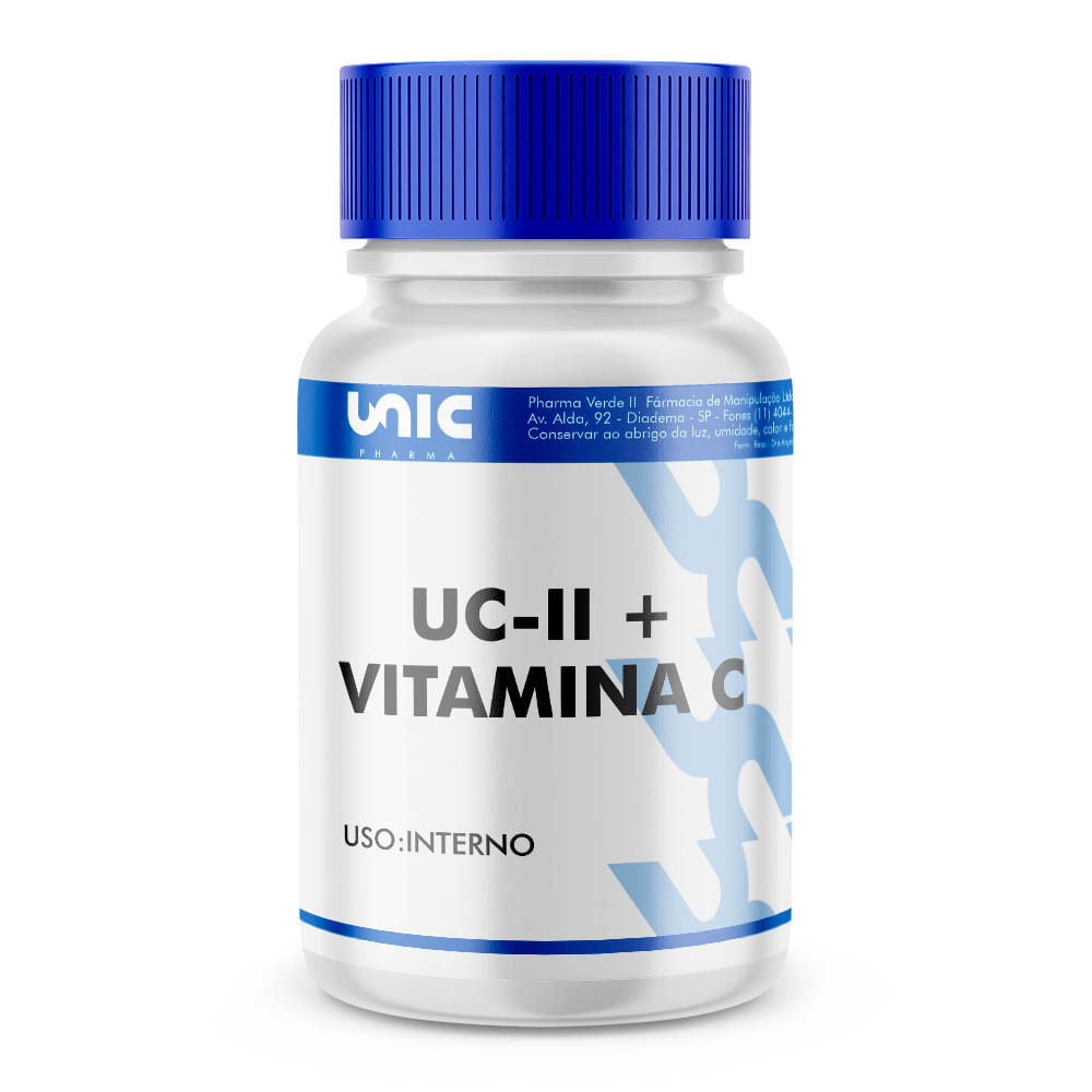 Encontraproduto.com.br - Uc-Ii ( Colageno Tipo 2) 40Mg + Vitamina C 45Mg - 30 Cápsulas