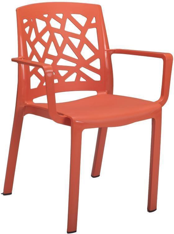 Poltrona Grosfillex Stuart Laranja