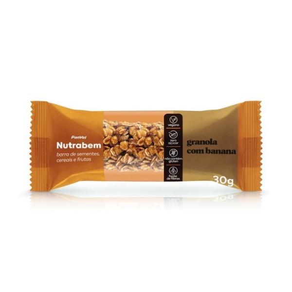 Encontraproduto.com.br - Barra De Nuts Banana E Granola Panvel Nutrabem 30g