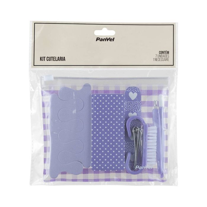 Kit Pedicure Lilás Panvel Acessórios