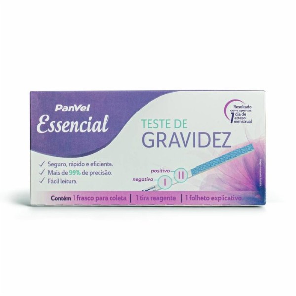 Encontraproduto.com.br - Teste De Gravidez Panvel Essencial Em Tira Com 1 Unidade